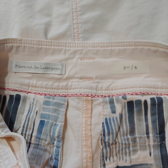Anthologie Pilcro And The Letterpress Chino Pinkish Belted Skirt Size… - Picture 6 of 8